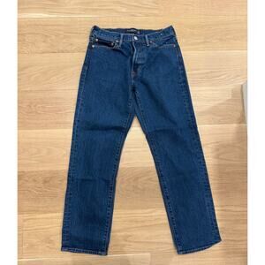 Abercrombie & Fitch Vintage Stretch Straight Blue Jeans Mens 31w 32L $80